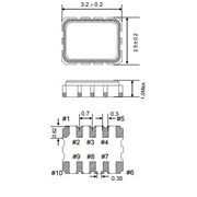 愛(ài)普生晶振,TG-3541CEA晶振,有源十腳晶振