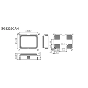 愛(ài)普生晶振,SG3225CAN晶振,3225mm晶振