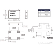 Q-Tech晶振,QTCH570晶振,QTCH570UD92-20.000MHz晶振